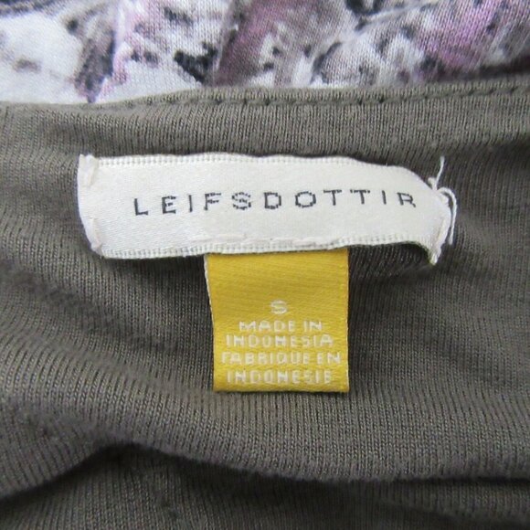 LEIFSDOTTIR Olive Abstract Dress - Picture 6 of 10